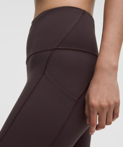 Lululemon Wunder Train High-Rise Tight with Pockets 25" Sequoia
