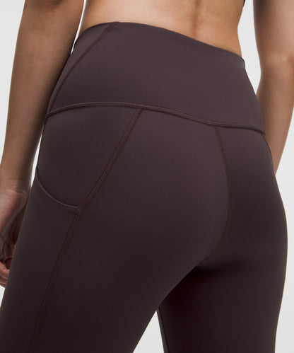 Lululemon Wunder Train High-Rise Tight with Pockets 25" Sequoia