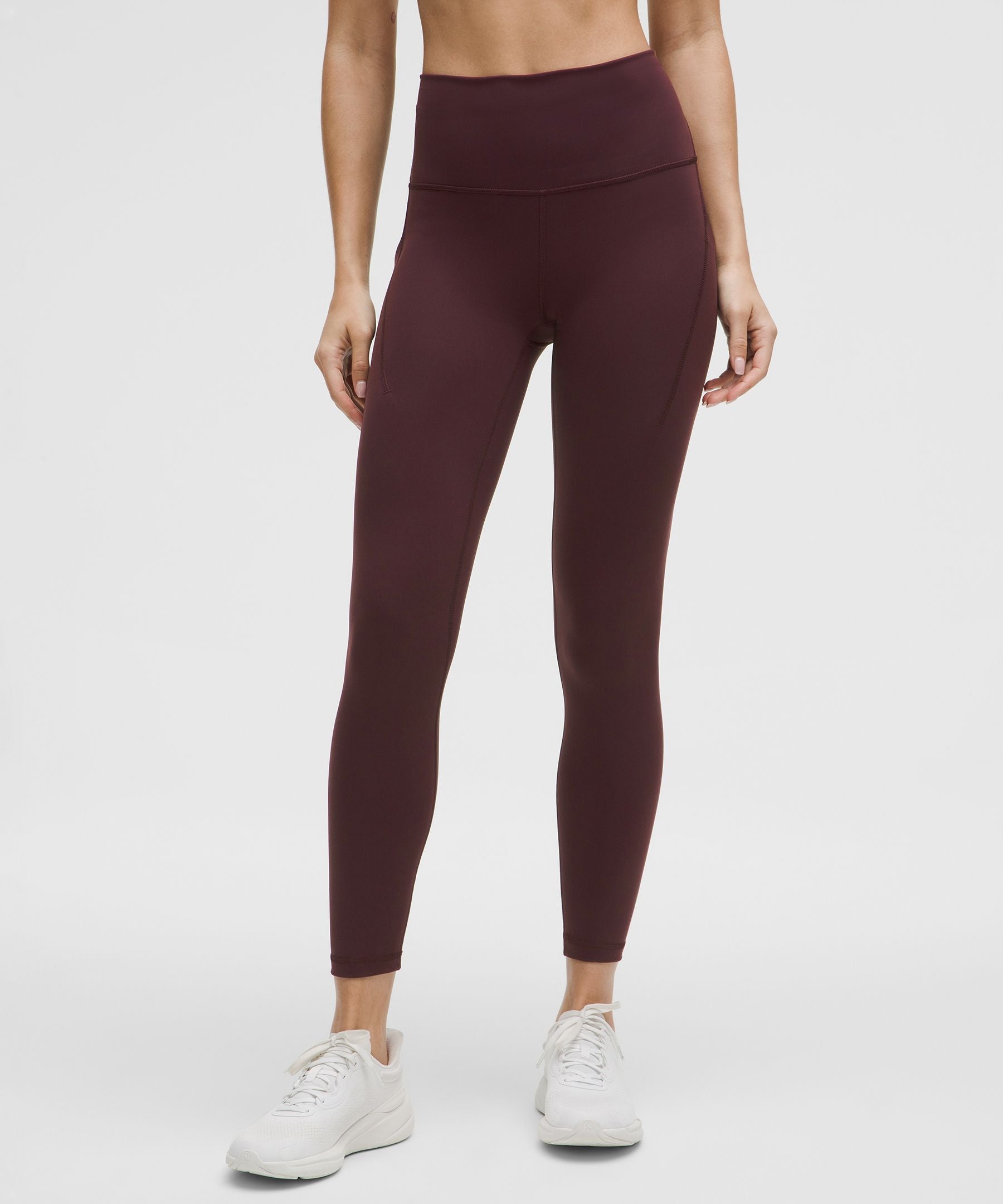 Lululemon Wunder Train High-Rise Tight with Pockets 25" Goodnight Plum