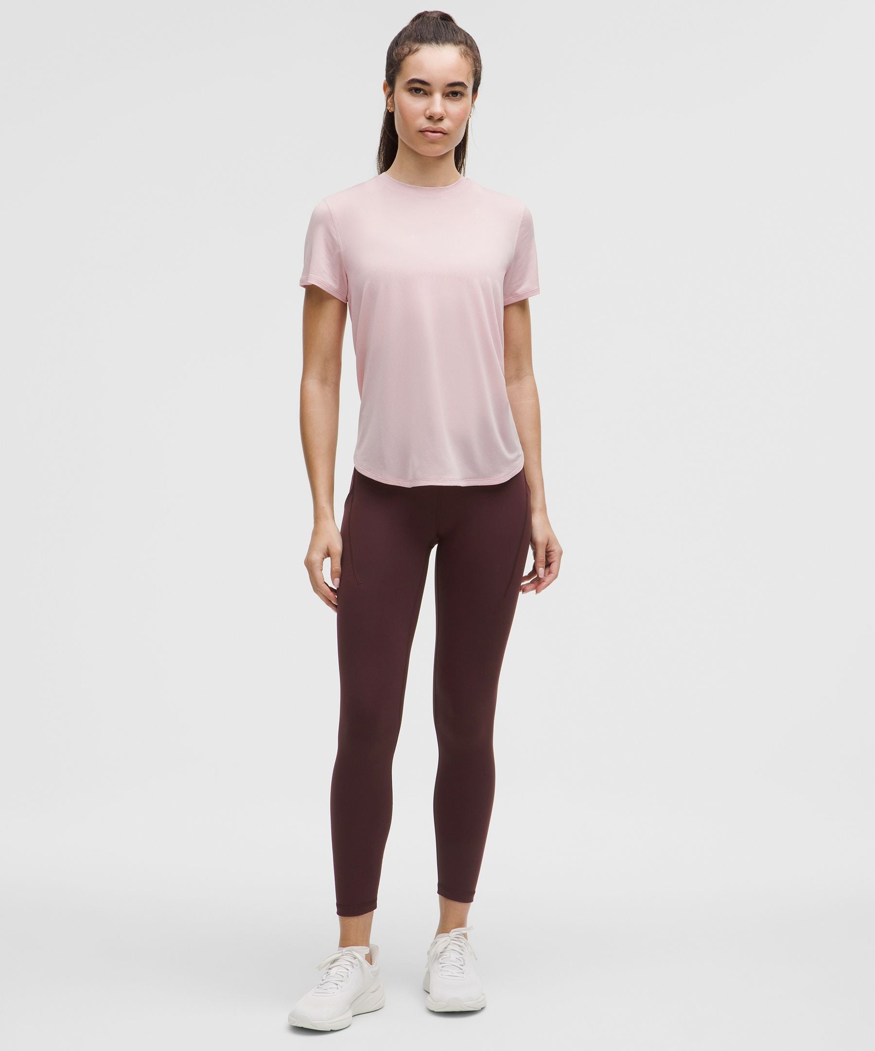 Lululemon Wunder Train High-Rise Tight with Pockets 25" Goodnight Plum