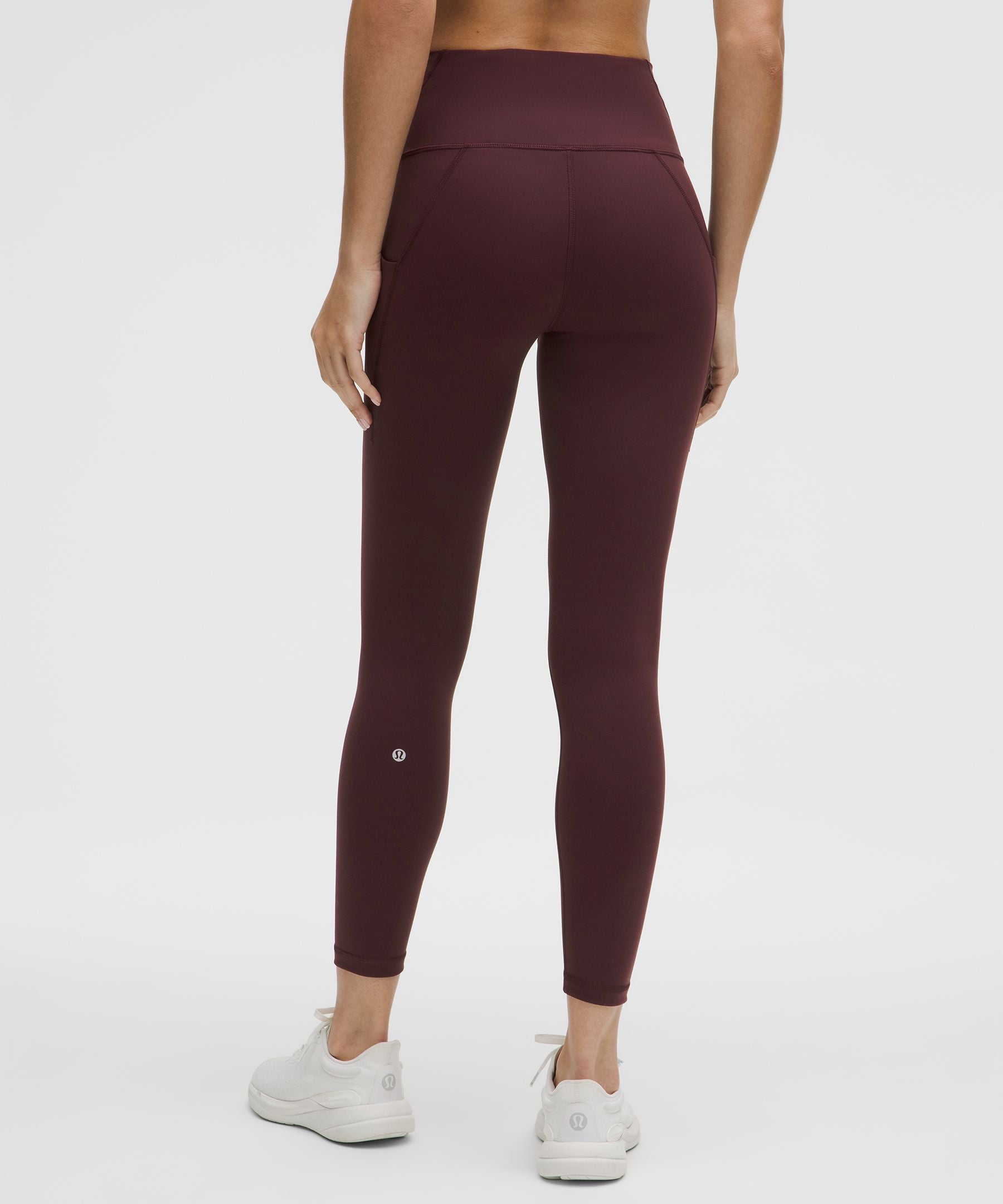 Lululemon Wunder Train High-Rise Tight with Pockets 25" Goodnight Plum