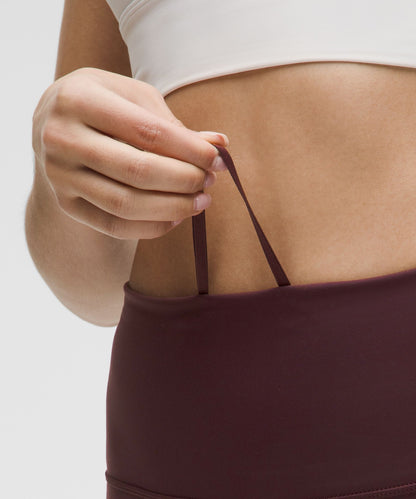 Lululemon Wunder Train High-Rise Tight with Pockets 25" Goodnight Plum