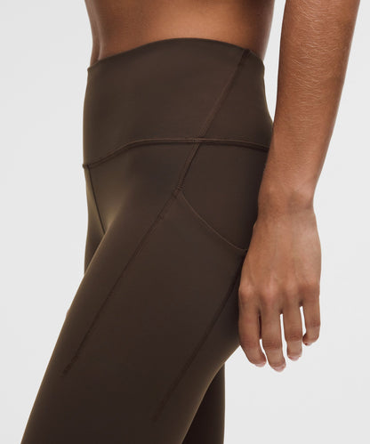Lululemon Women's Wunder Train High-Rise Tight with Pockets 25"