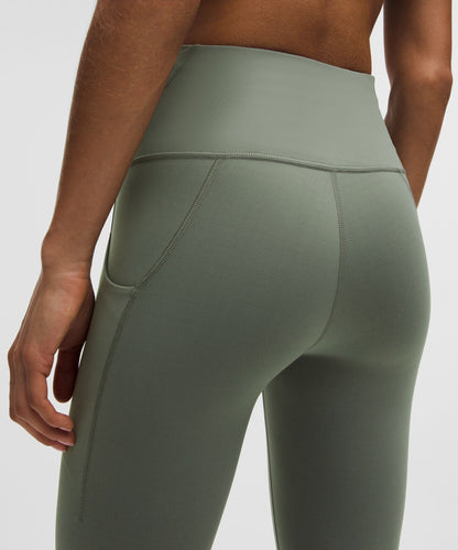 Lululemon Women's Wunder Train High-Rise Tight with Pockets 25"