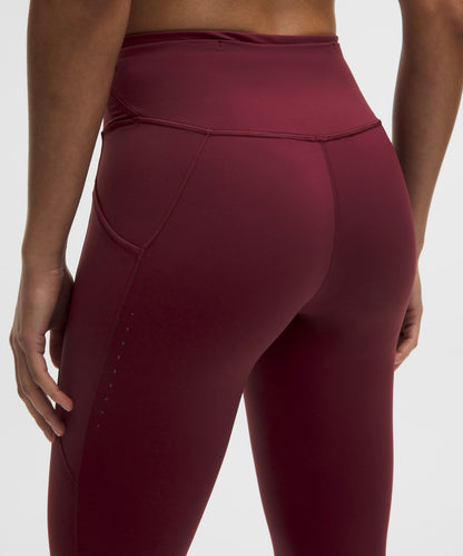 Lululemon Women's Fast and Free High-Rise Tight 25" *5 Pocket