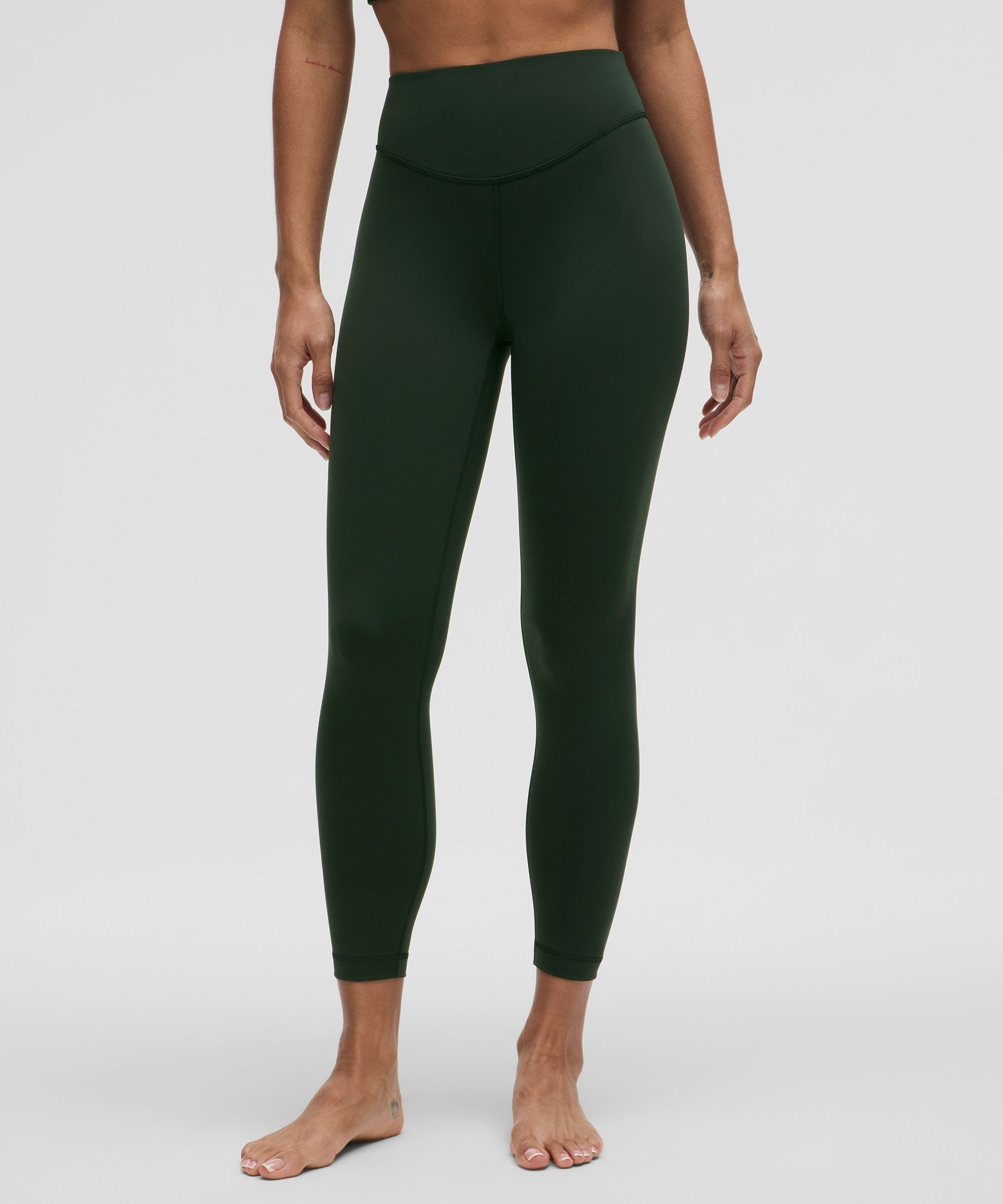 Lululemon Wunder Under SmoothCover High-Rise Tight 25" Rainforest Green