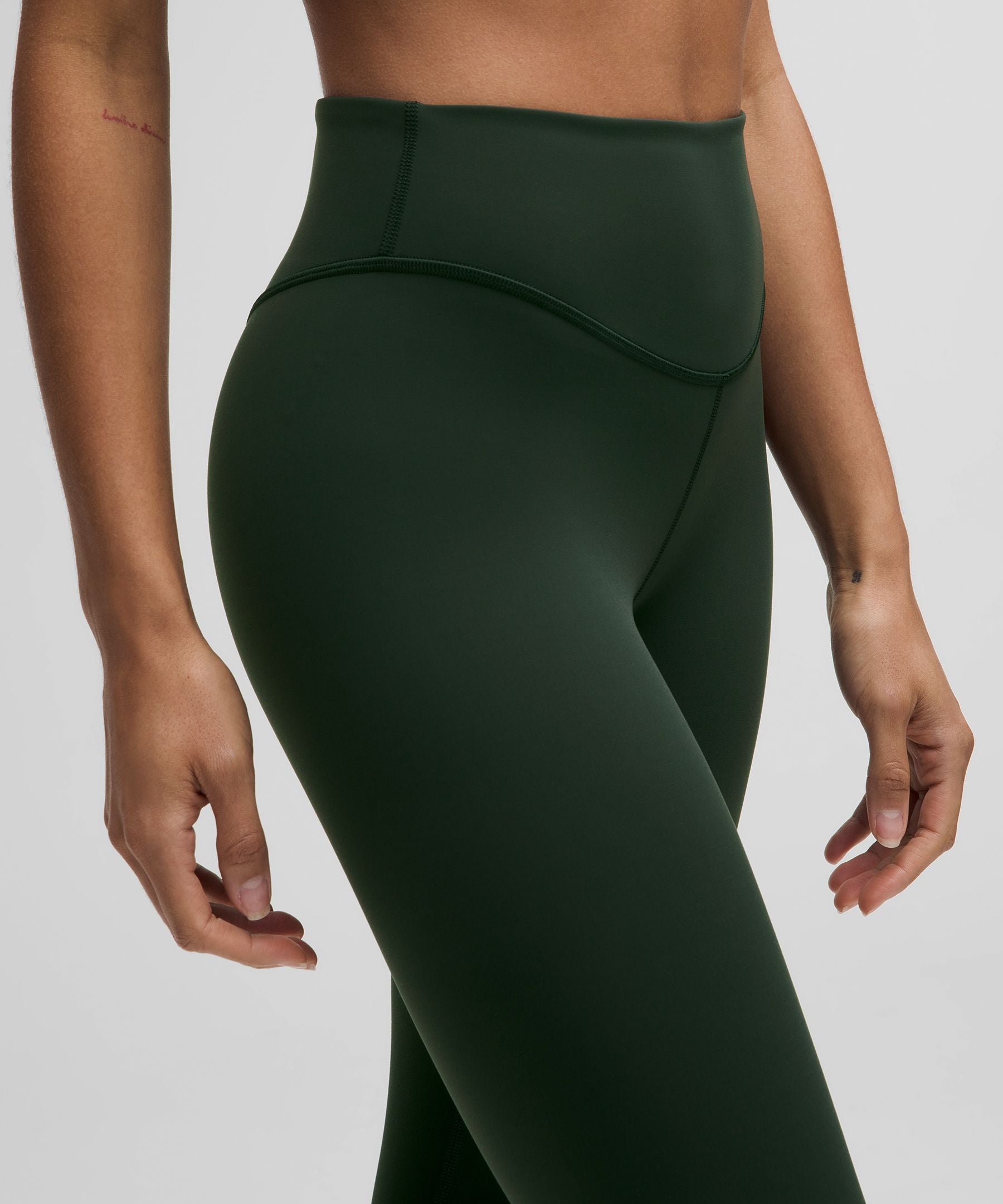 Lululemon Wunder Under SmoothCover High-Rise Tight 25" Rainforest Green