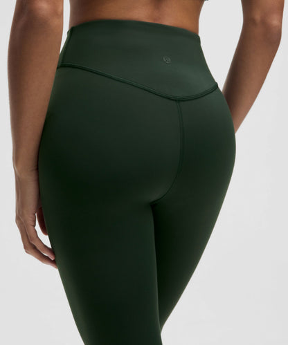 Lululemon Wunder Under SmoothCover High-Rise Tight 25" Rainforest Green