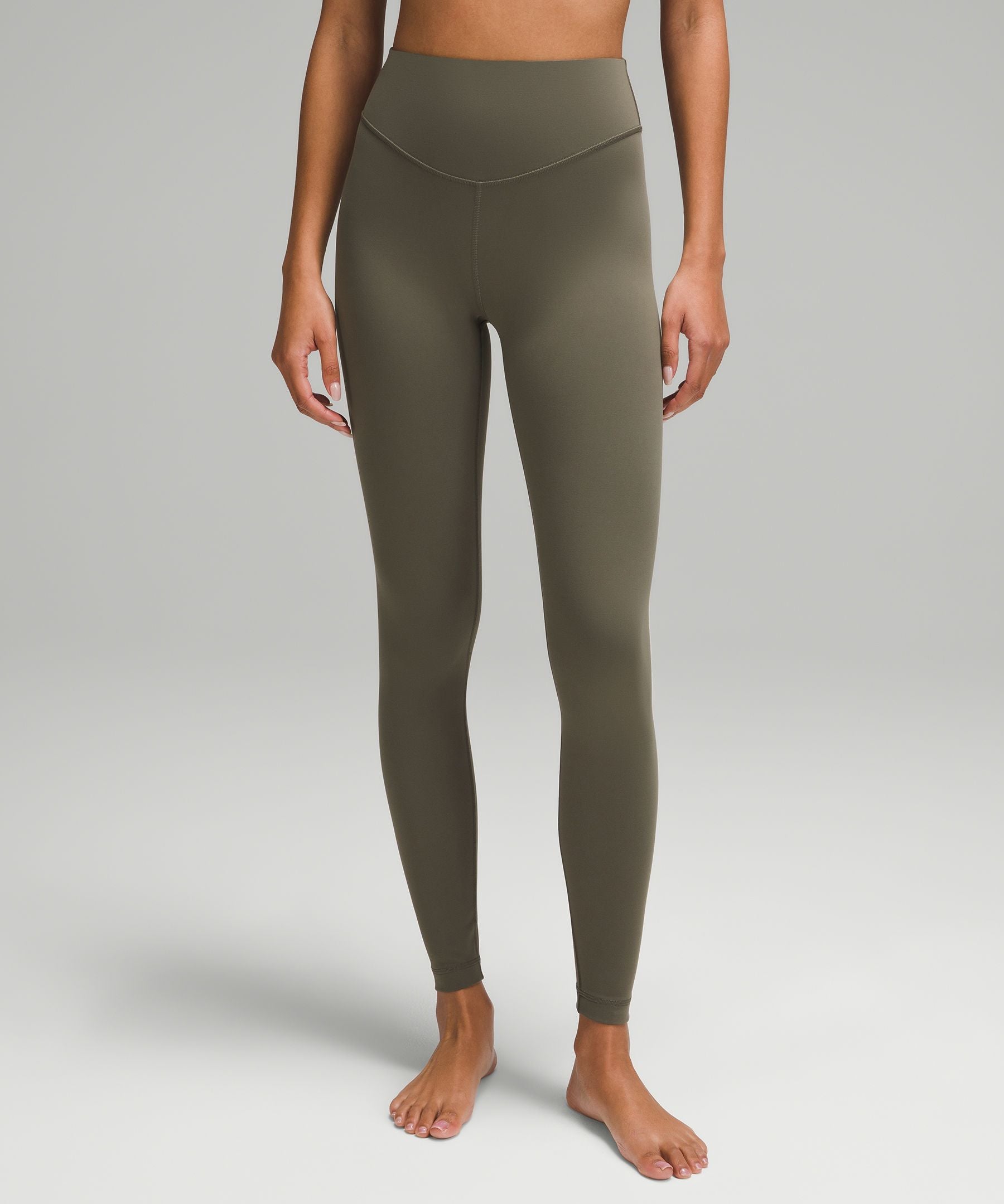 Lululemon Wunder Under SmoothCover High-Rise Tight 28" Army Green
