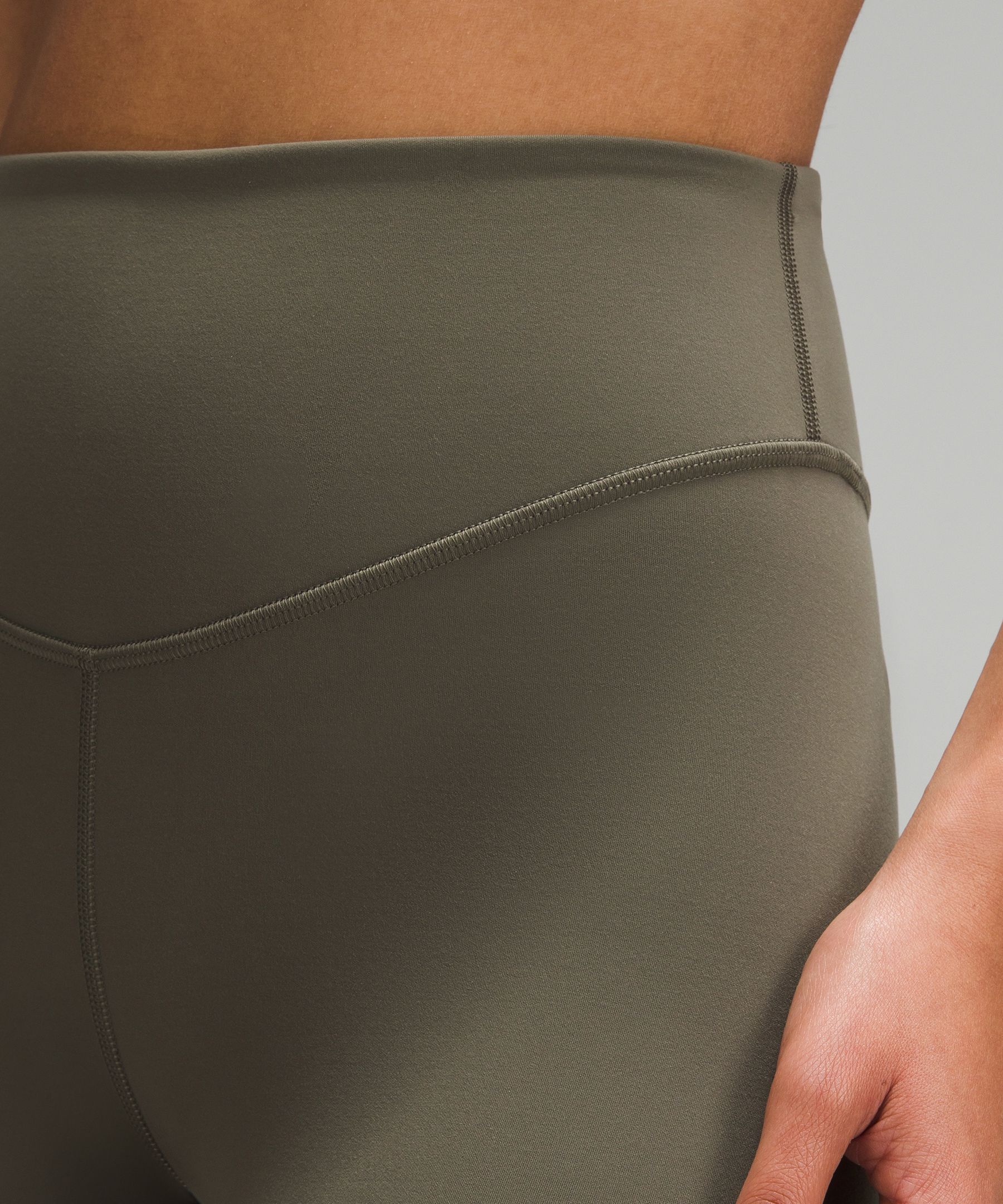 Lululemon Wunder Under SmoothCover High-Rise Tight 28" Army Green