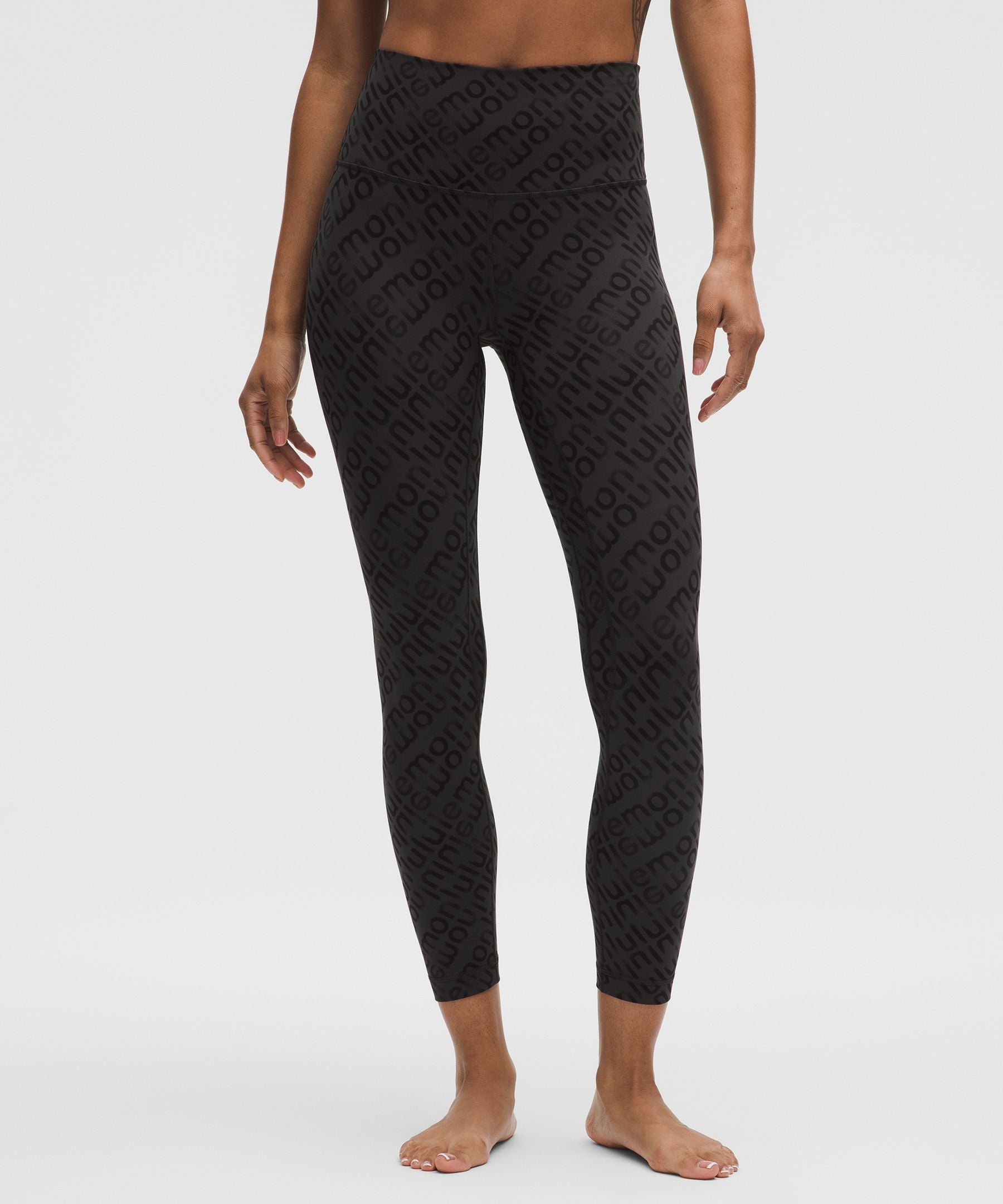 Lululemon lululemon Align High-Rise Pant 25" Flux Wordmark Black Multi