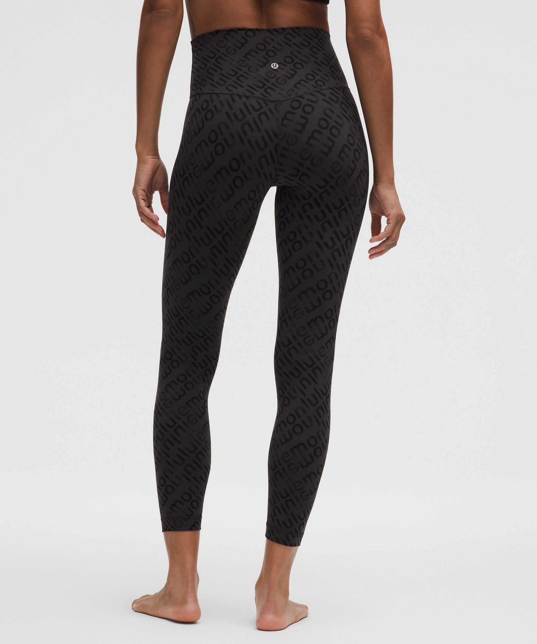 Lululemon lululemon Align High-Rise Pant 25" Flux Wordmark Black Multi