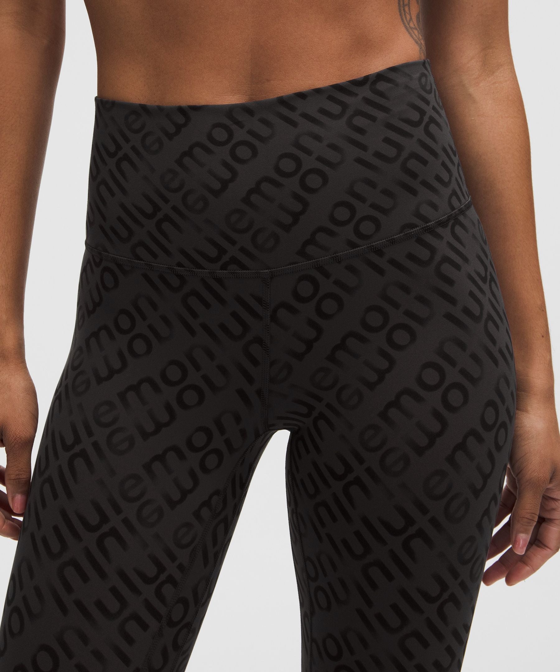 Lululemon lululemon Align High-Rise Pant 25" Flux Wordmark Black Multi