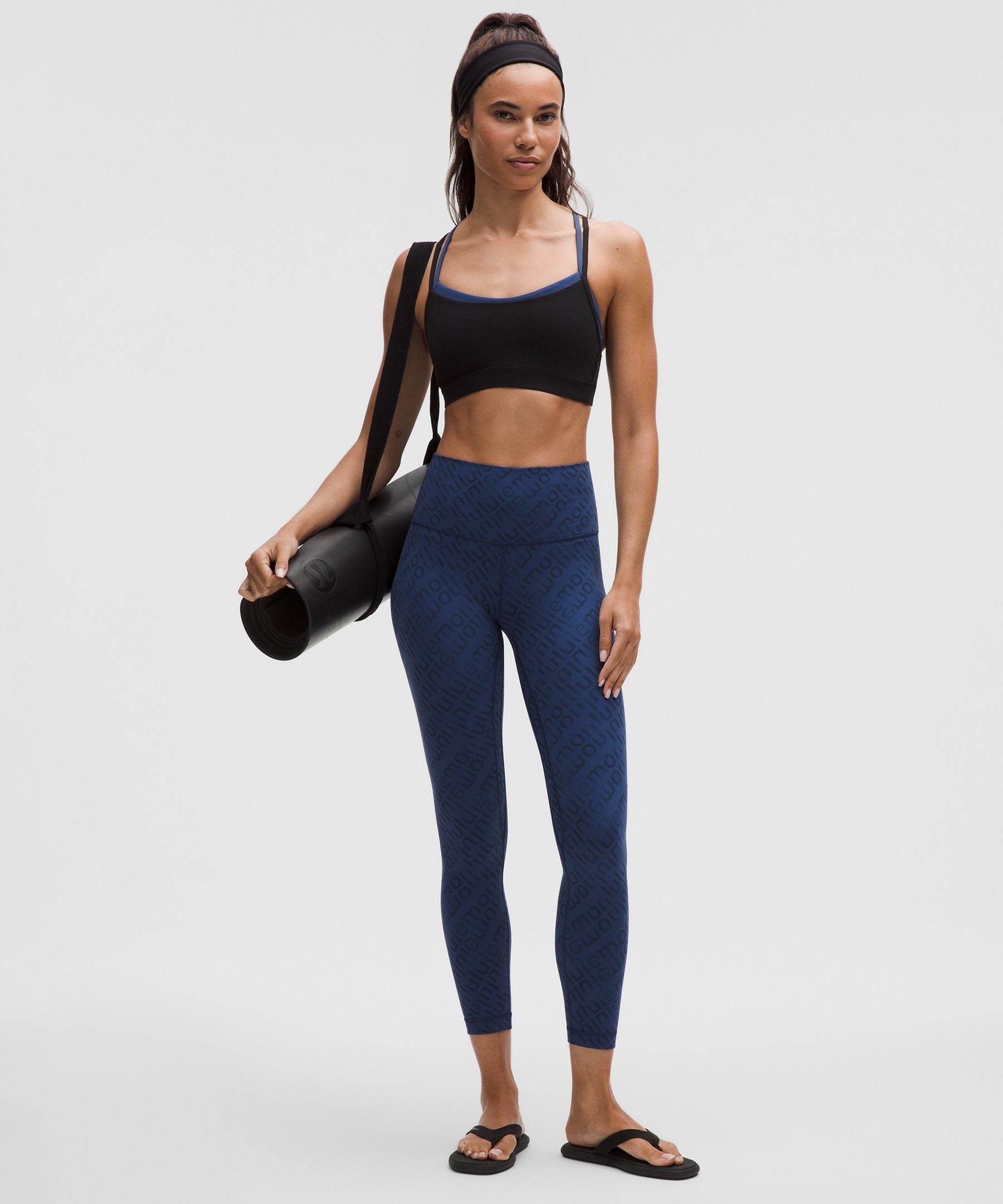 Lululemon lululemon Align High-Rise Pant 25" Flux Wordmark Blue Multi