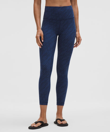 Lululemon lululemon Align High-Rise Pant 25" Flux Wordmark Blue Multi