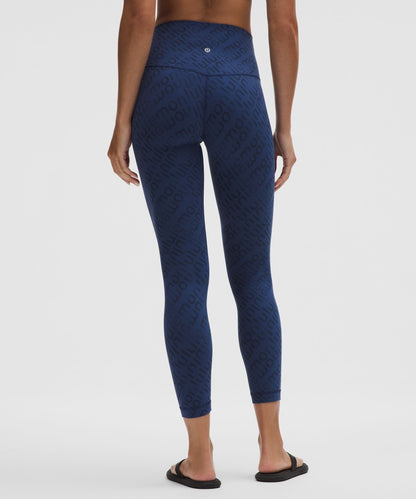 Lululemon lululemon Align High-Rise Pant 25" Flux Wordmark Blue Multi