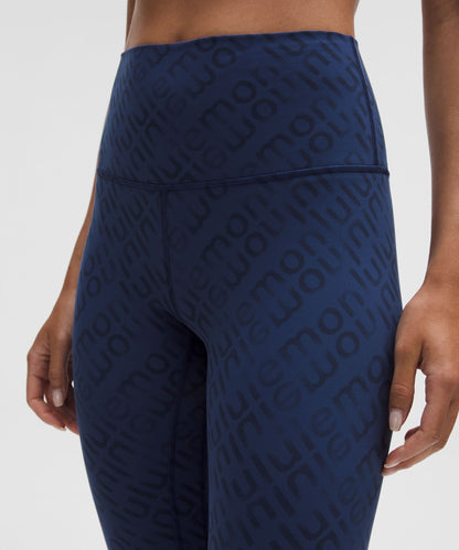 Lululemon lululemon Align High-Rise Pant 25" Flux Wordmark Blue Multi