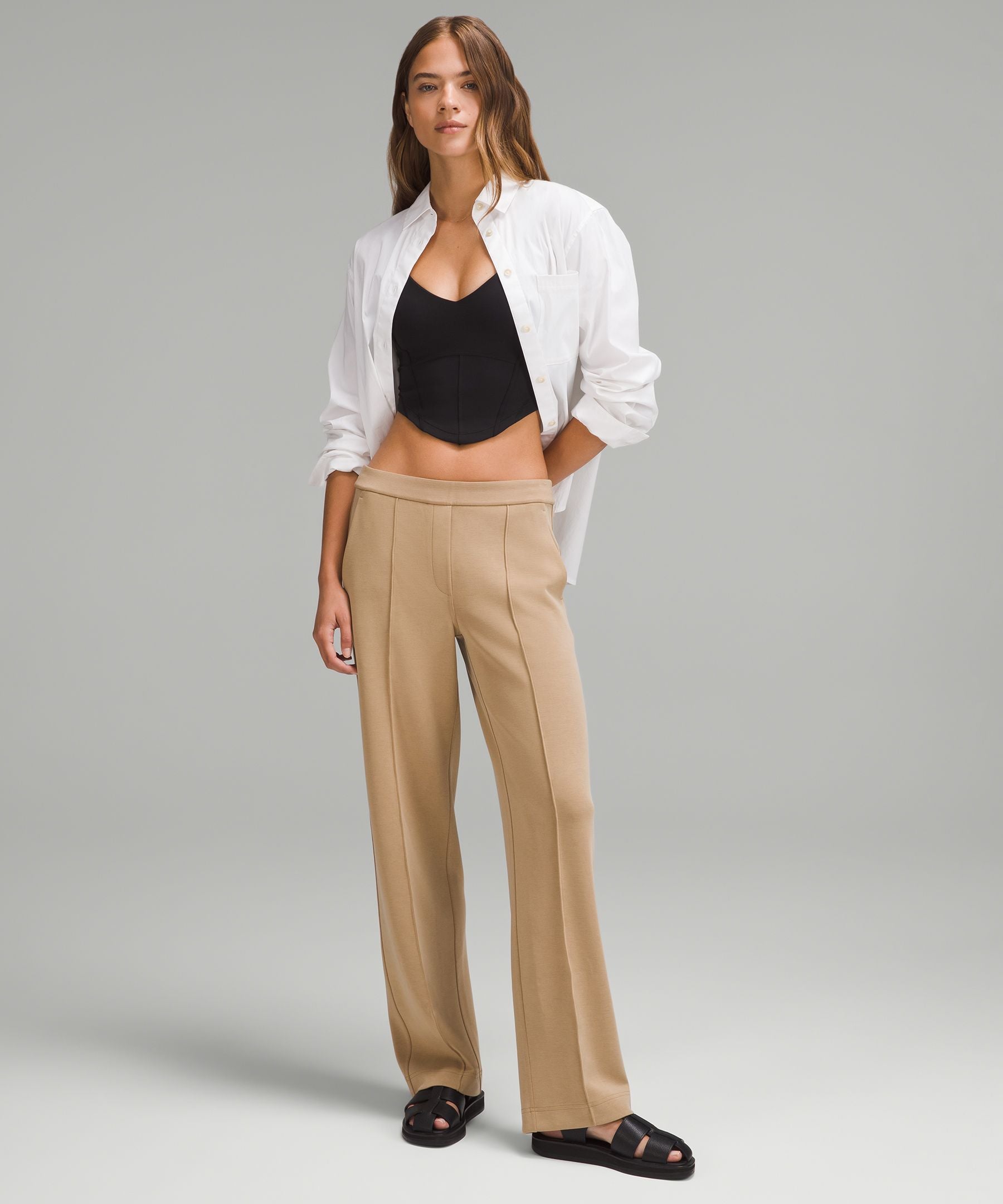 Lululemon Softstreme Pintuck Mid-Rise Pant *Regular