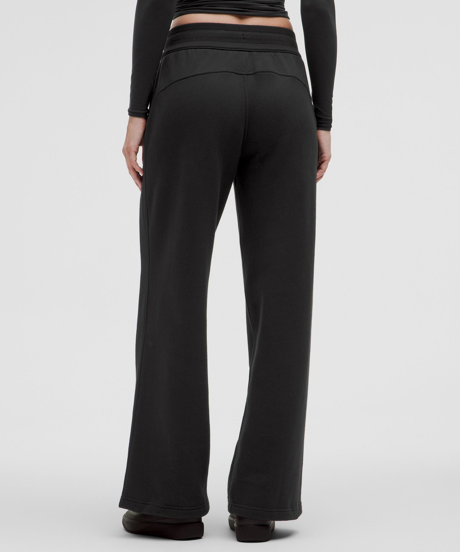 Lululemon Scuba Mid-Rise Wide-Leg Pant *Regular Black