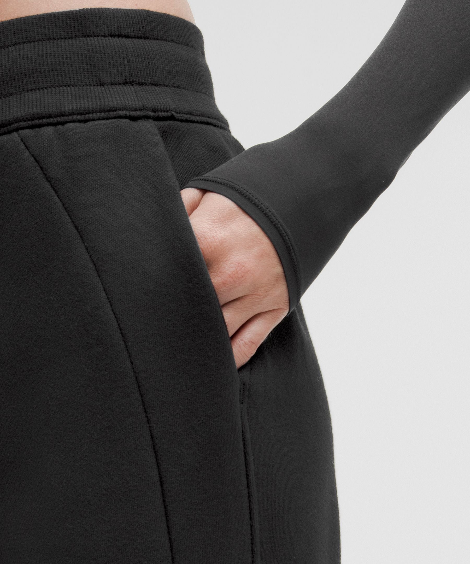 Lululemon Scuba Mid-Rise Wide-Leg Pant *Regular Black