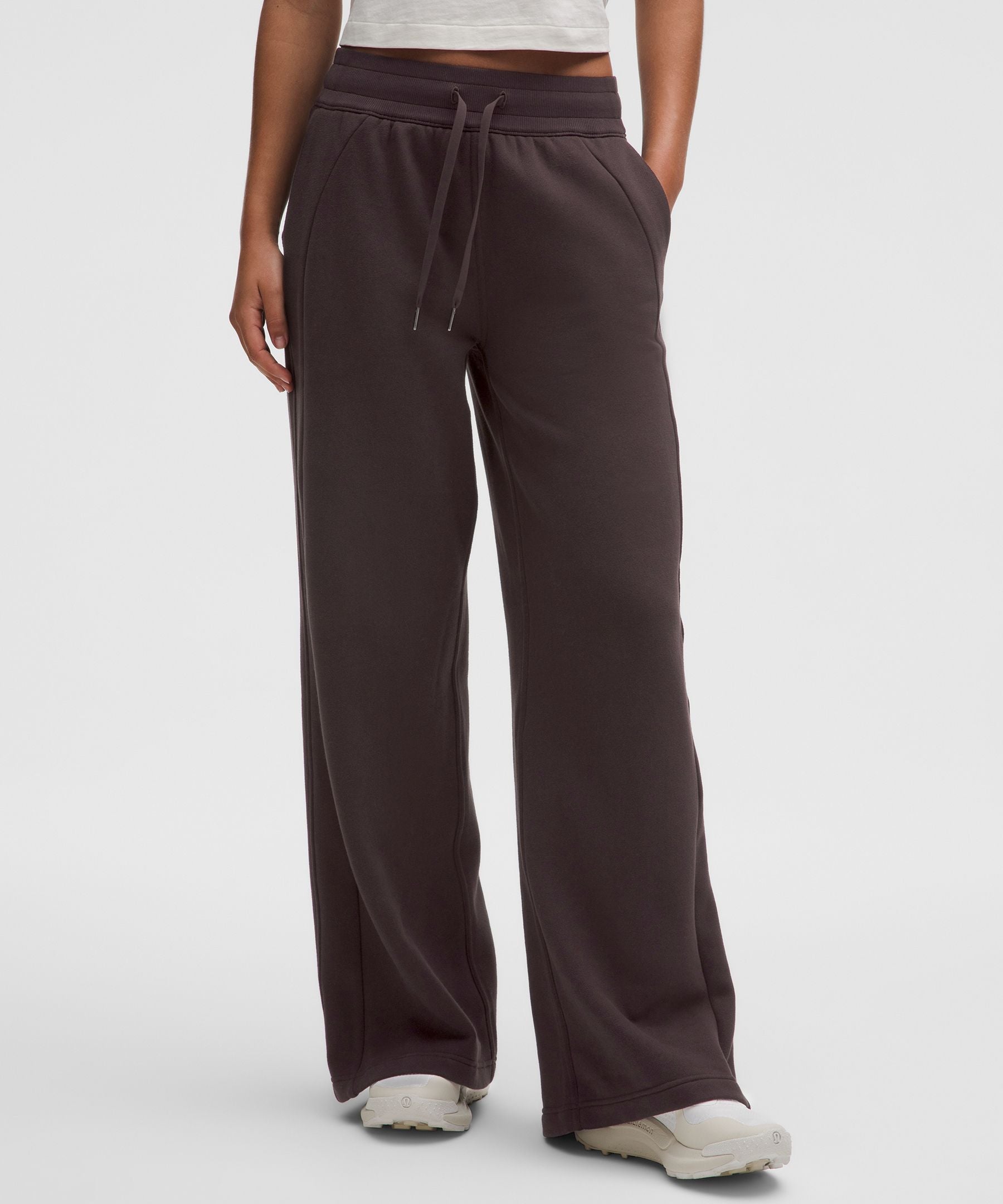 Lululemon Scuba Mid-Rise Wide-Leg Pant *Regular Sequoia