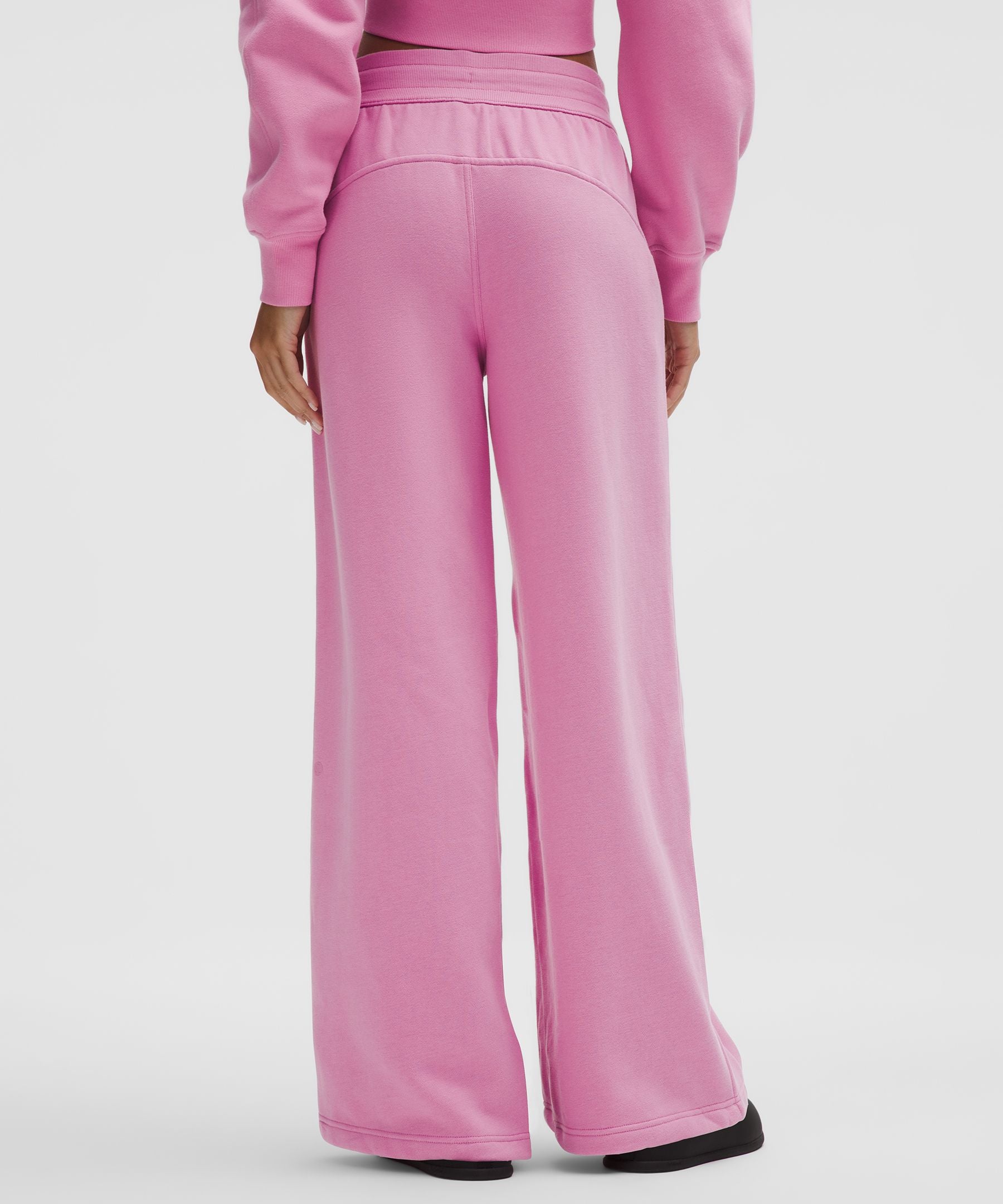 Lululemon Scuba Mid-Rise Wide-Leg Pant *Regular Pink Frosting