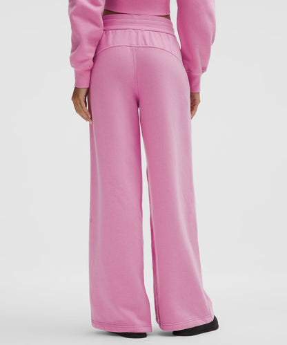Lululemon Scuba Mid-Rise Wide-Leg Pant *Regular Pink Frosting