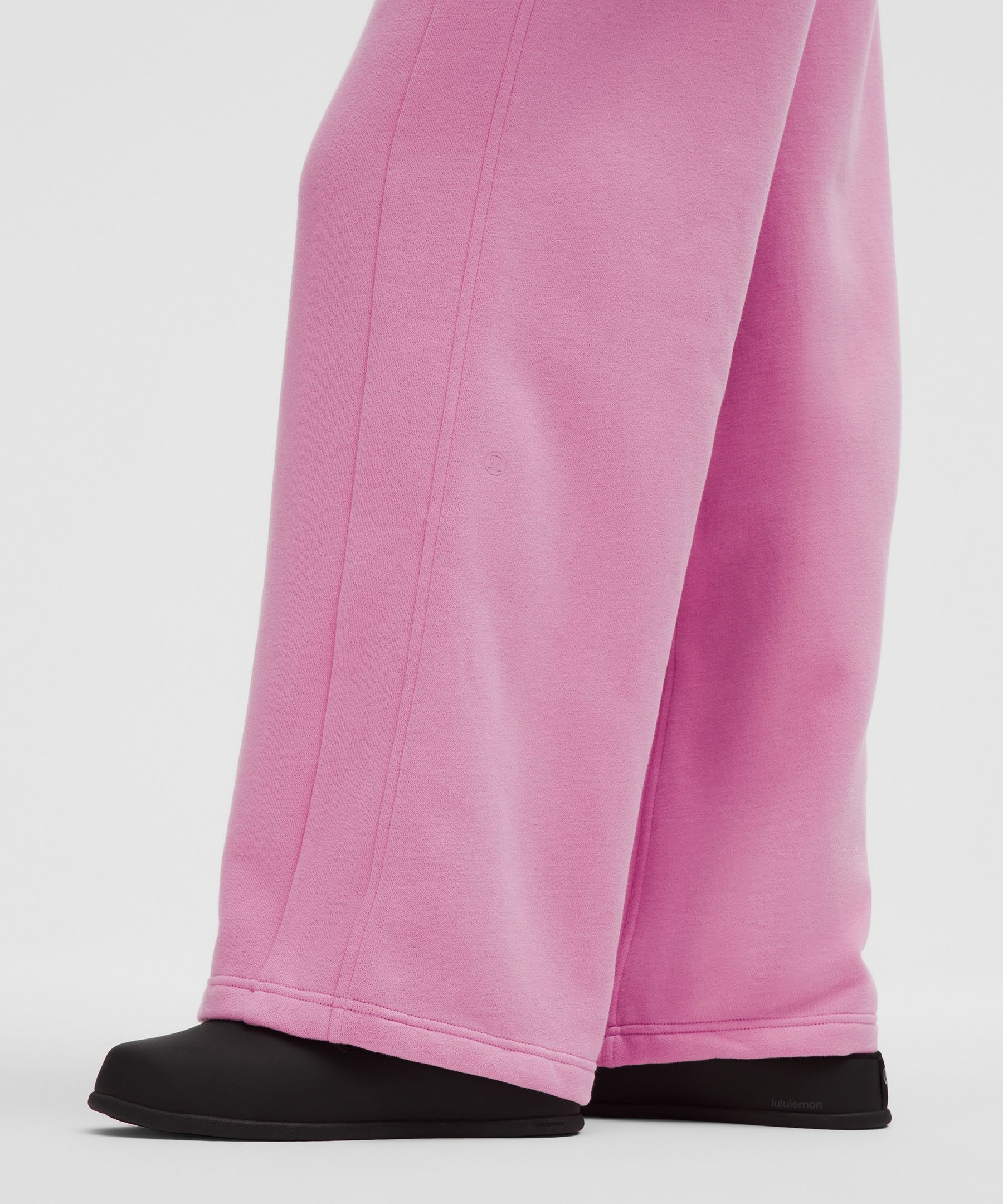 Lululemon Scuba Mid-Rise Wide-Leg Pant *Regular Pink Frosting