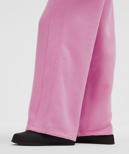 Lululemon Scuba Mid-Rise Wide-Leg Pant *Regular Pink Frosting