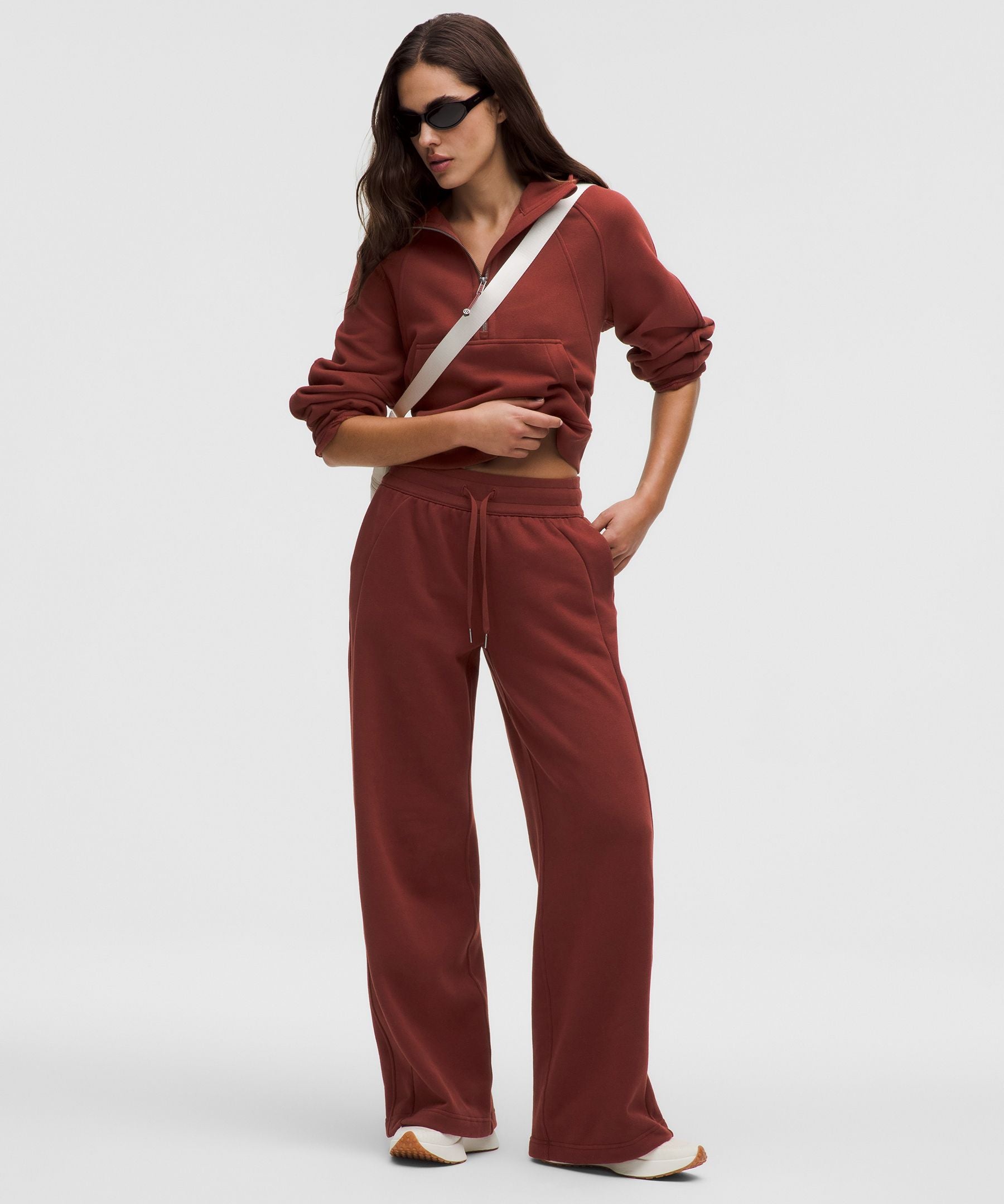 Lululemon Scuba Mid-Rise Wide-Leg Pant *Regular Rockwood