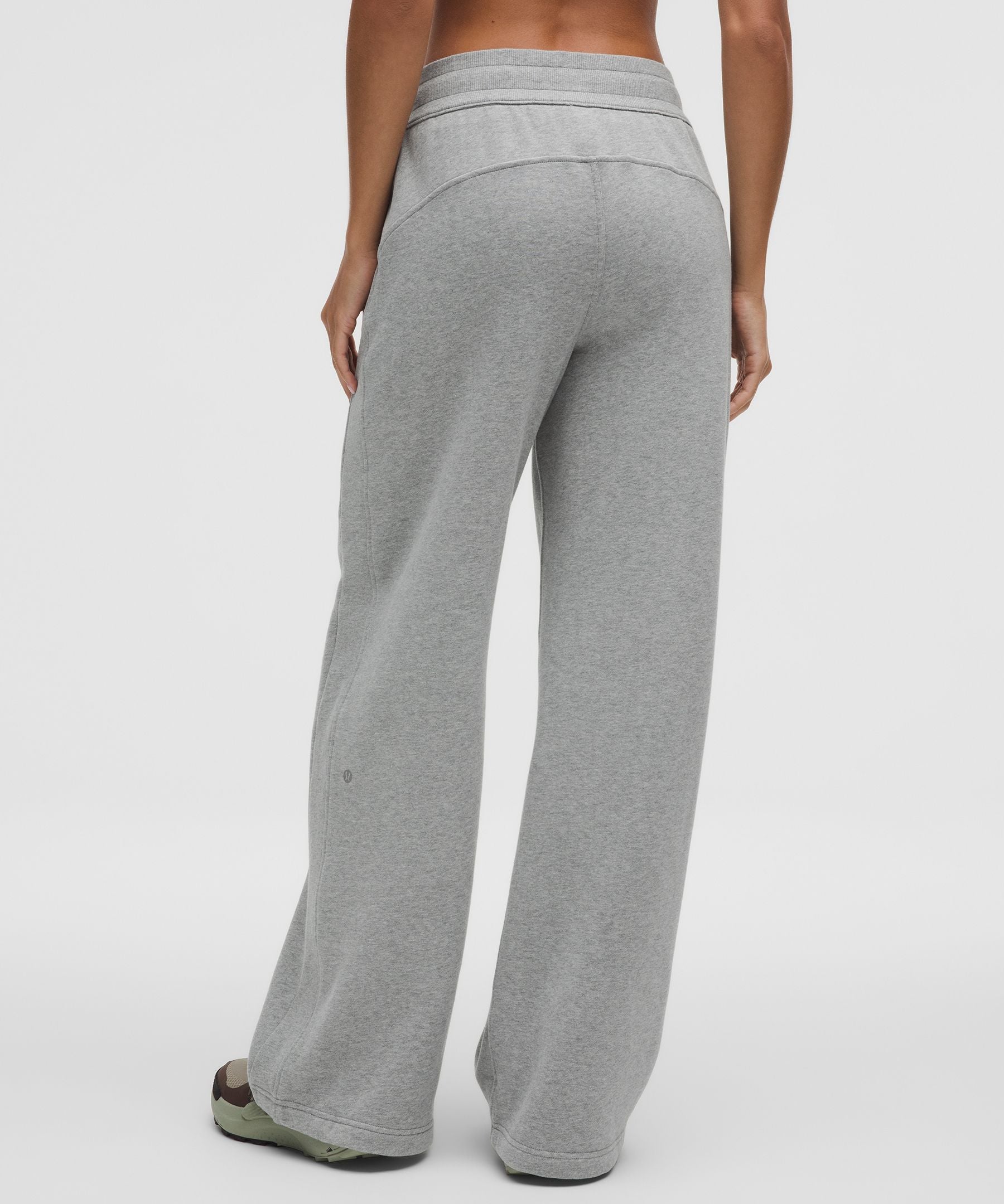 Lululemon Scuba Mid-Rise Wide-Leg Pant *Regular Heathered Core Medium Grey