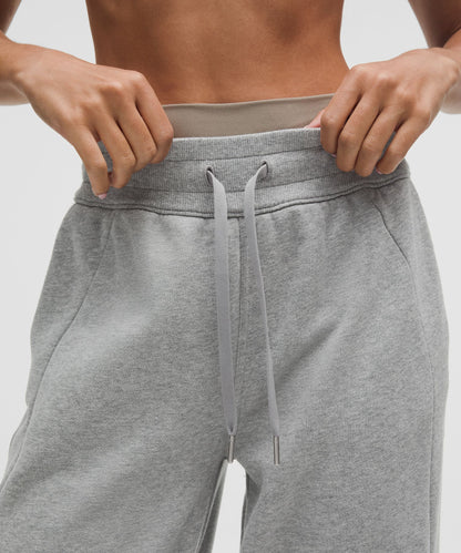 Lululemon Scuba Mid-Rise Wide-Leg Pant *Regular Heathered Core Medium Grey
