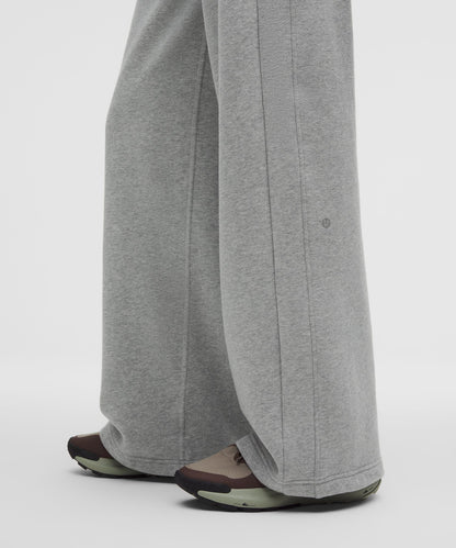 Lululemon Scuba Mid-Rise Wide-Leg Pant *Regular Heathered Core Medium Grey