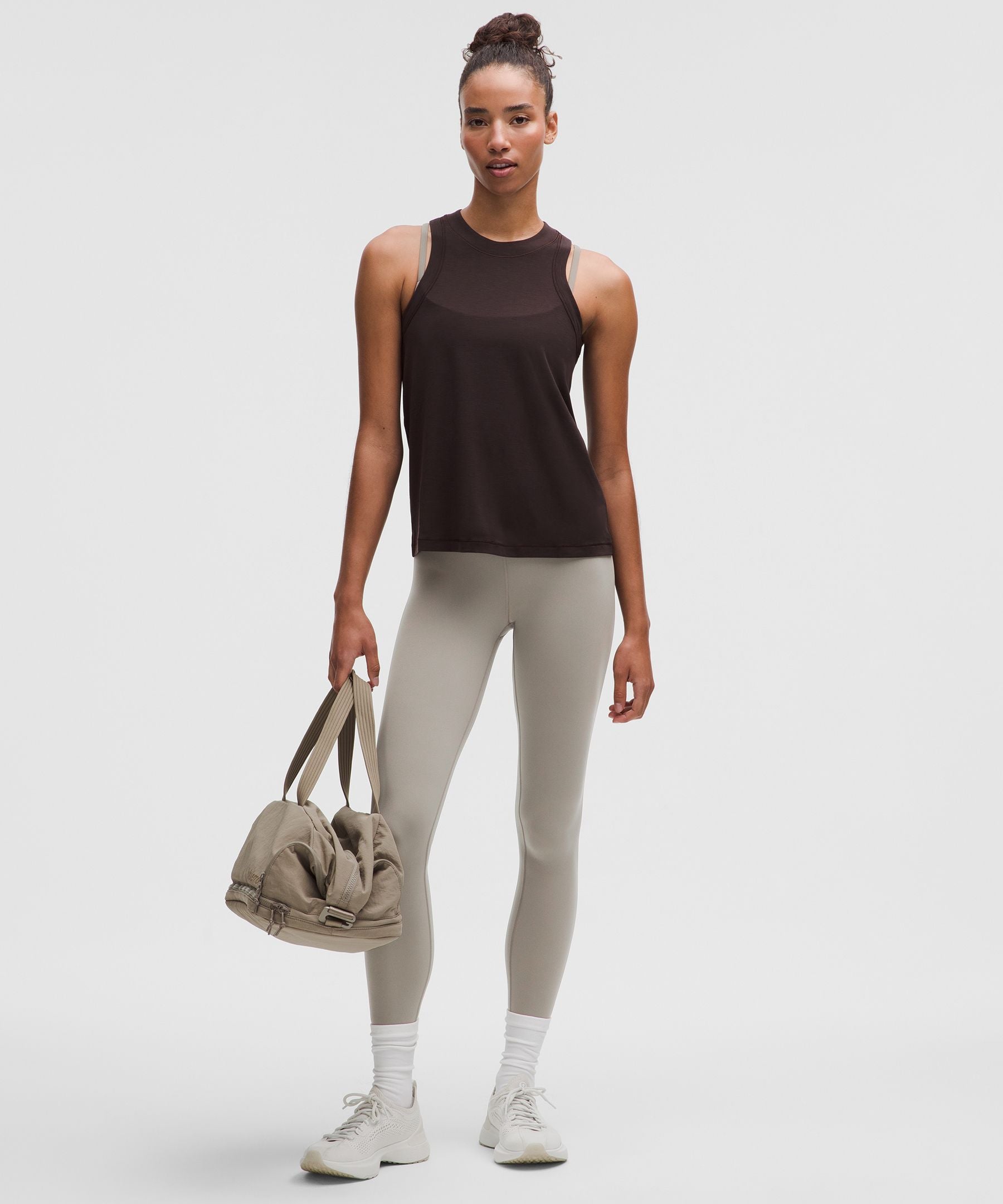 Lululemon lululemon Glow Up Super-High-Rise Tight 28" Warm Ash Grey