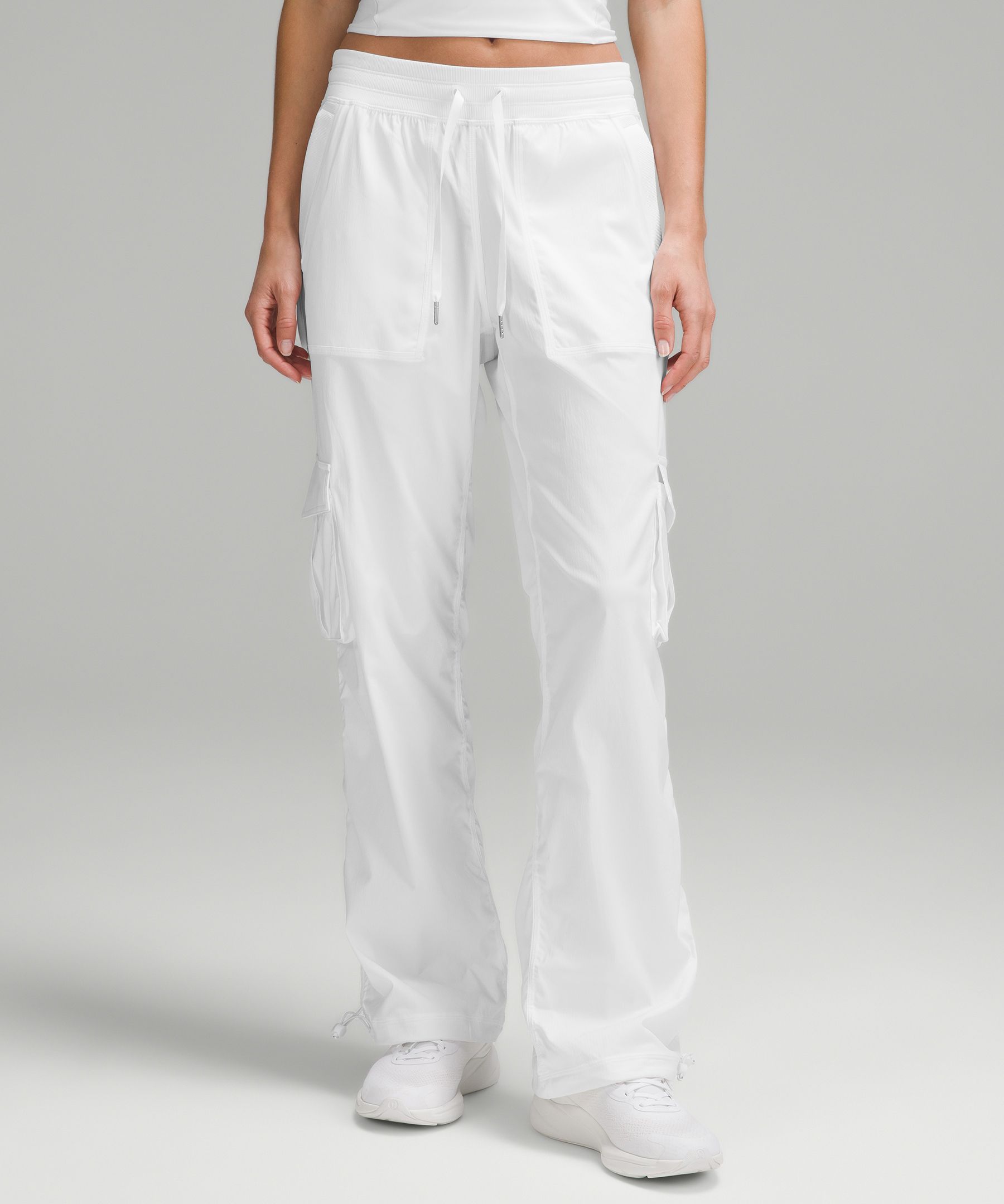 Lululemon Dance Studio Relaxed-Fit Mid-Rise Cargo Pant White