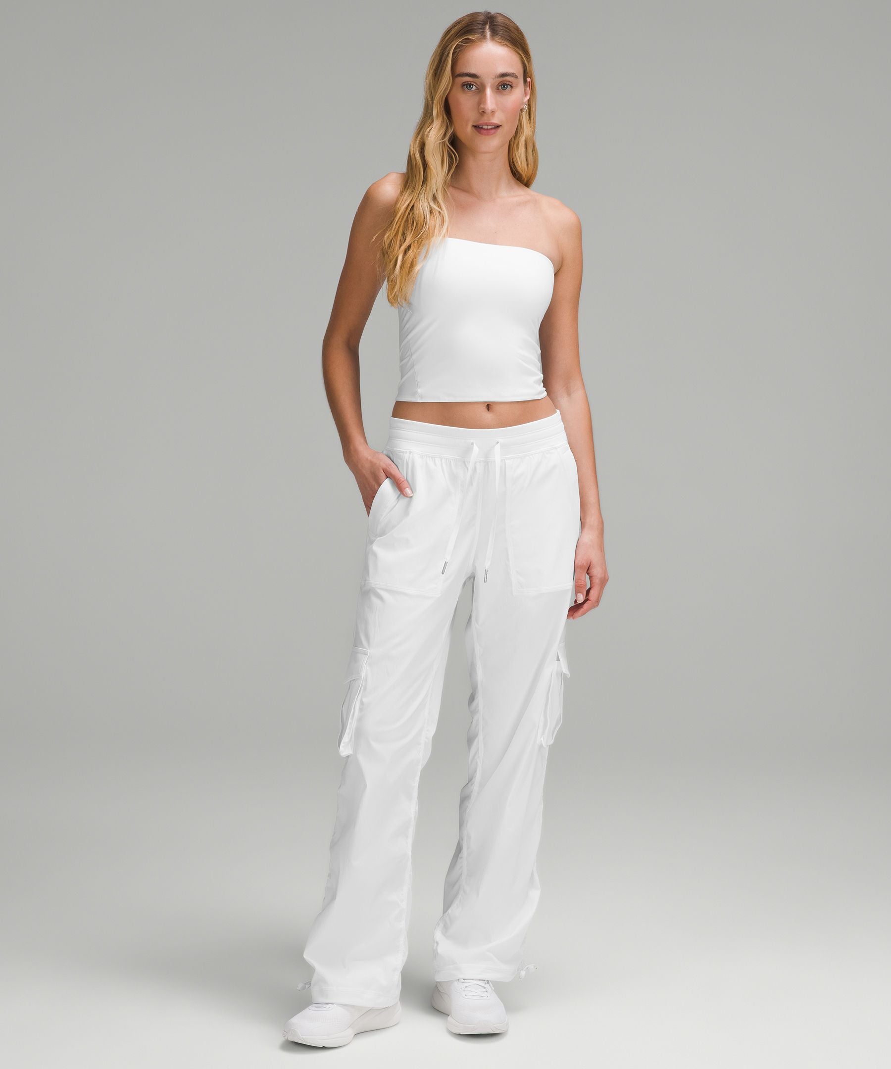 Lululemon Dance Studio Relaxed-Fit Mid-Rise Cargo Pant White