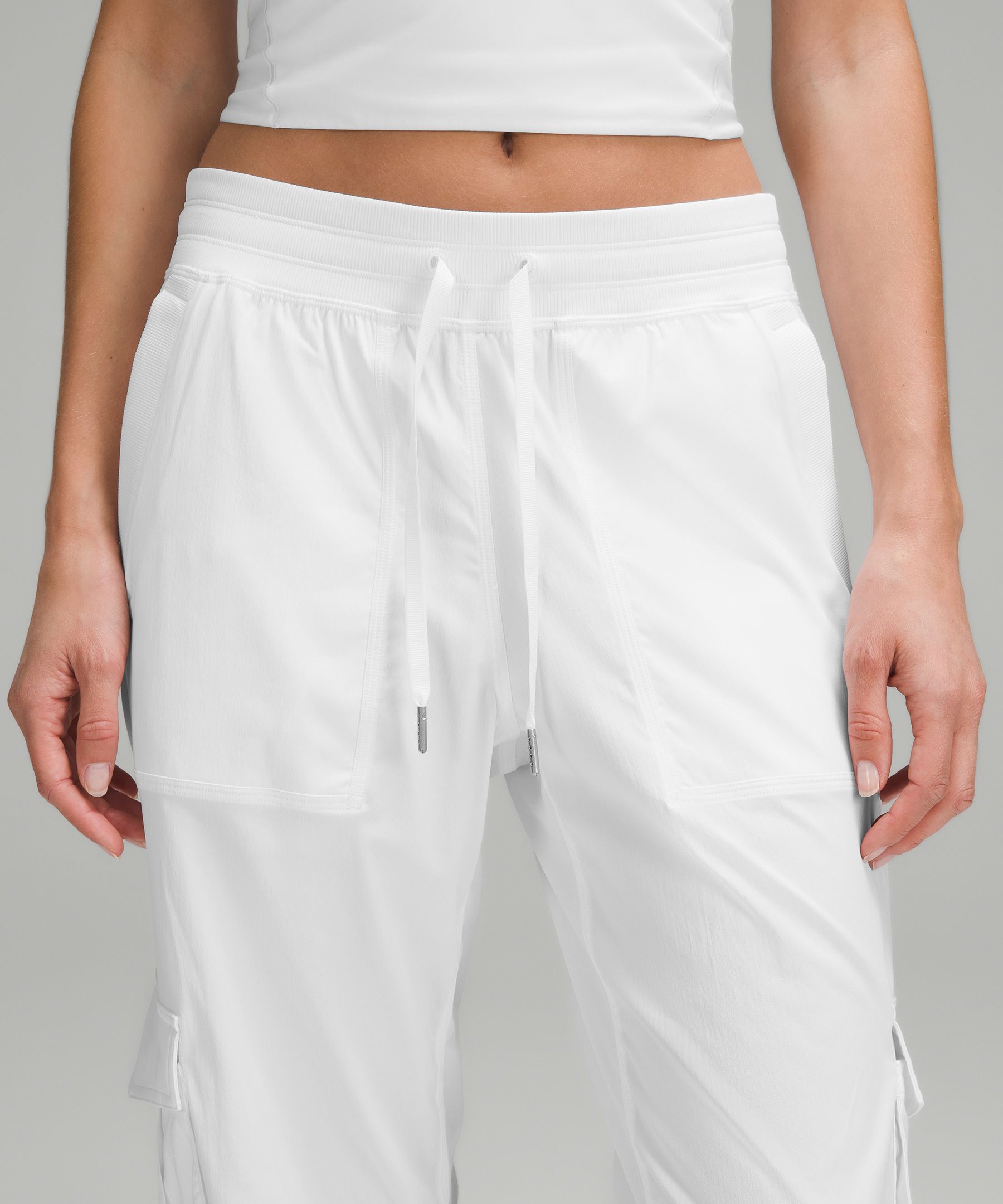 Lululemon Dance Studio Relaxed-Fit Mid-Rise Cargo Pant White