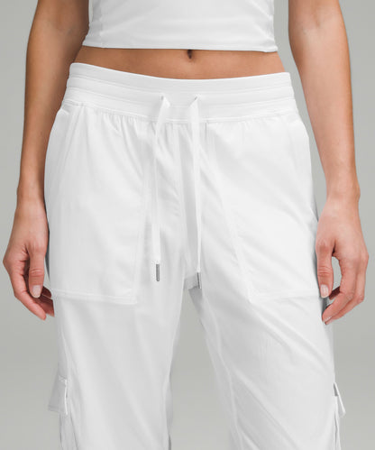 Lululemon Dance Studio Relaxed-Fit Mid-Rise Cargo Pant White
