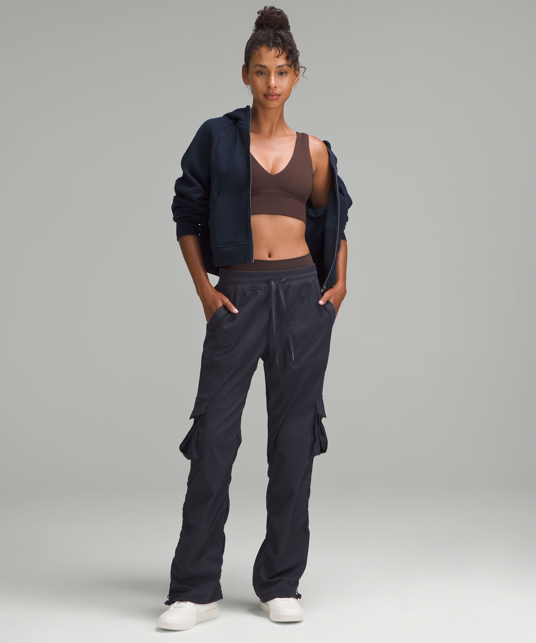 Lululemon Dance Studio Relaxed-Fit Mid-Rise Cargo Pant Black Night