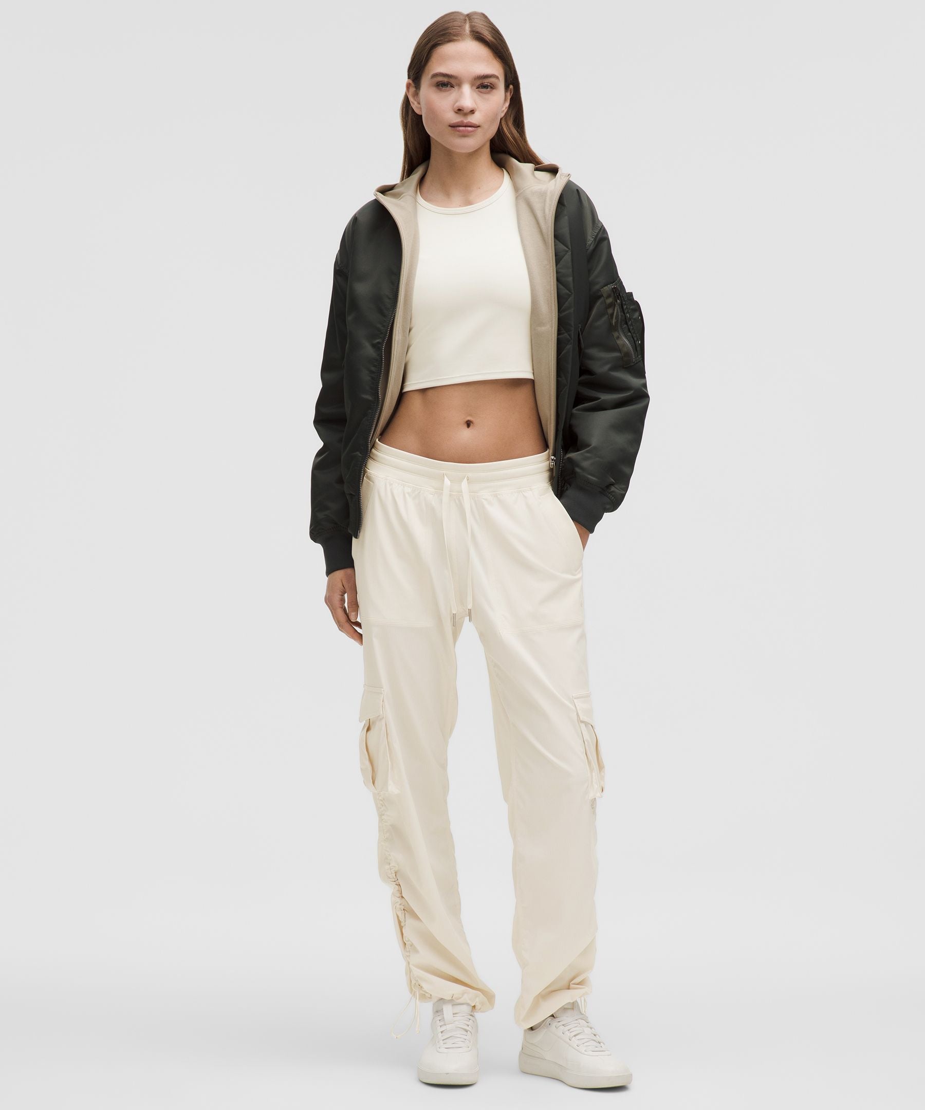 Lululemon Dance Studio Relaxed-Fit Mid-Rise Cargo Pant Light Ivory