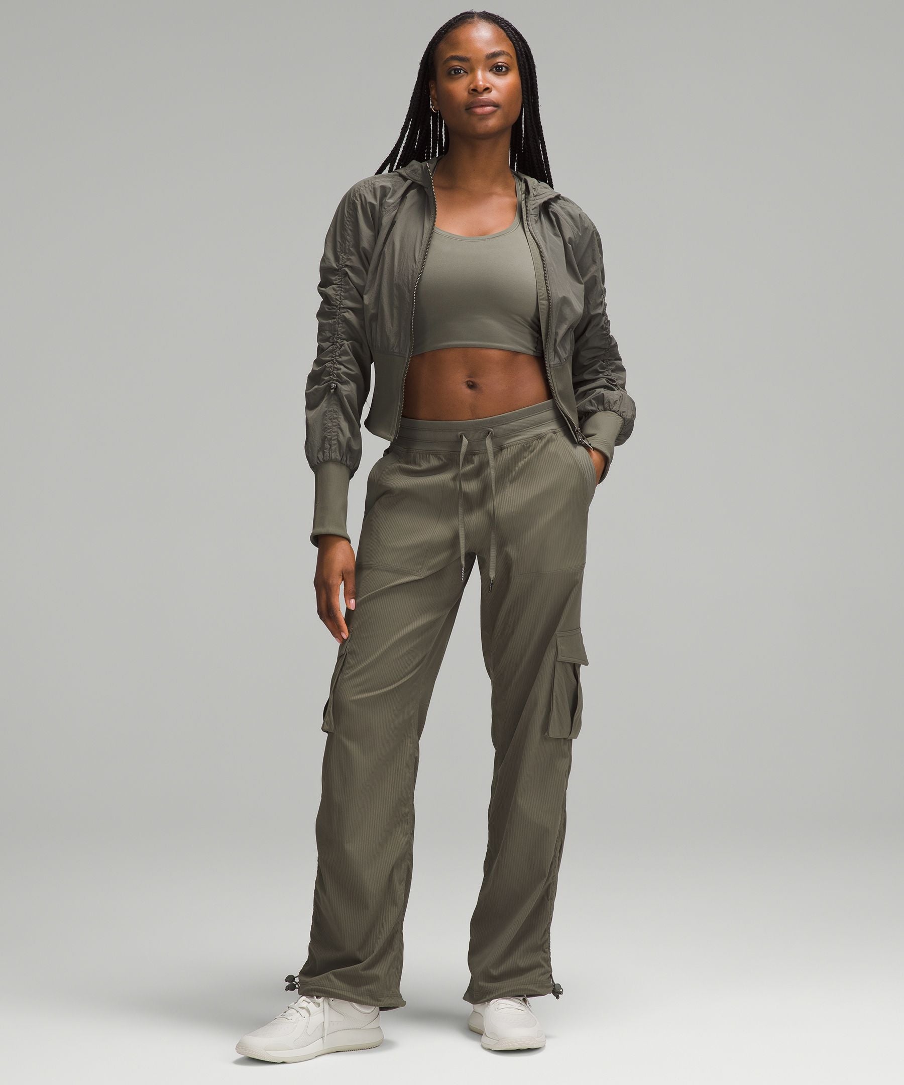 Lululemon Dance Studio Relaxed-Fit Mid-Rise Cargo Pant Army Green