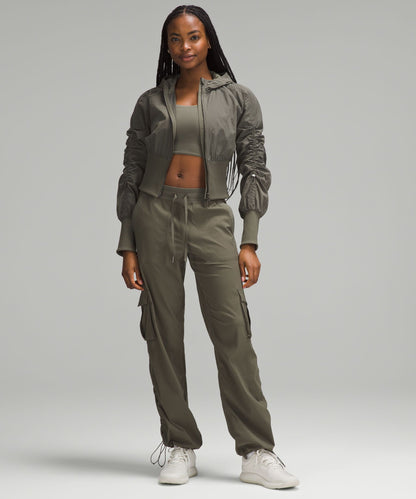 Lululemon Dance Studio Relaxed-Fit Mid-Rise Cargo Pant Army Green