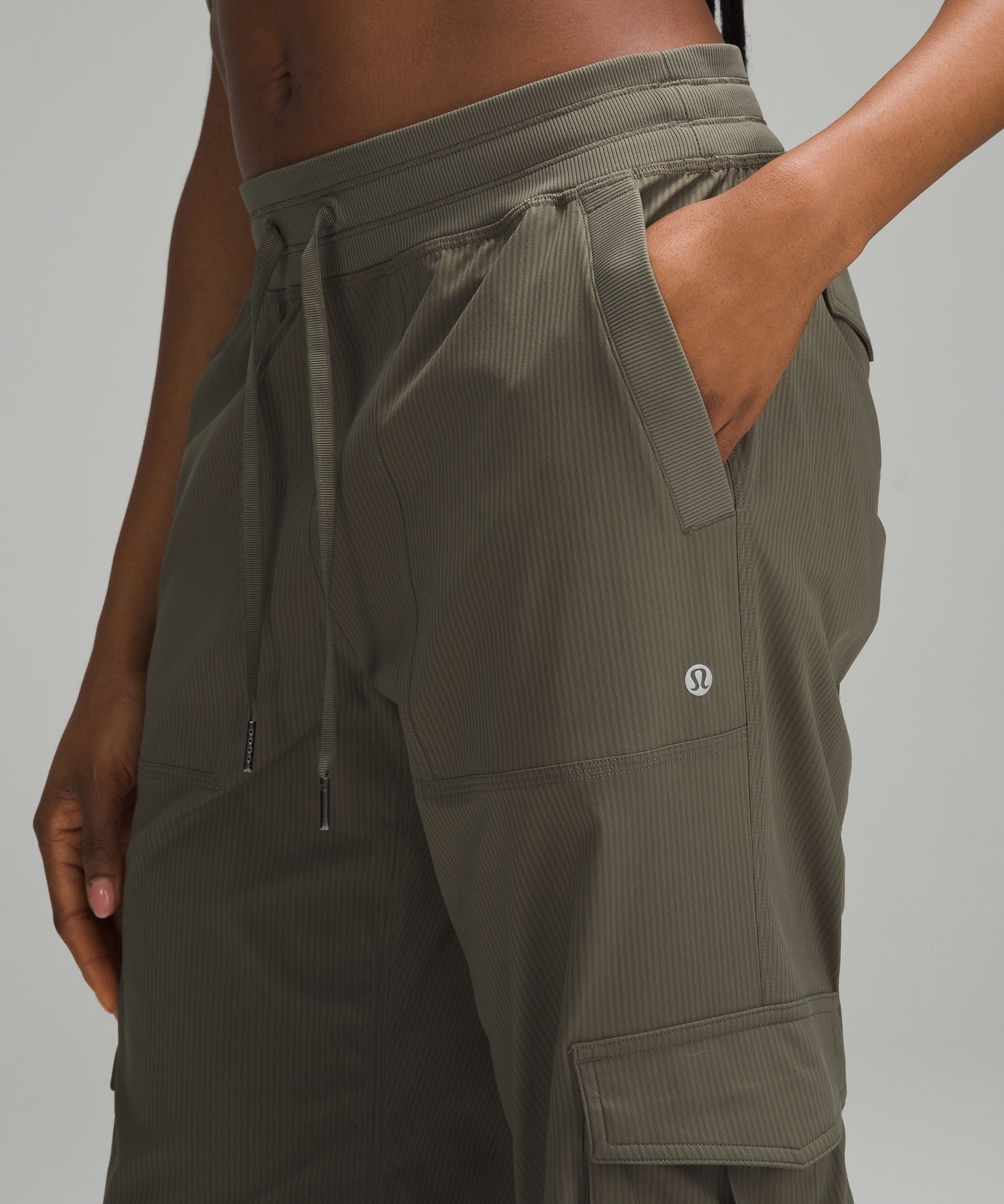 Lululemon Dance Studio Relaxed-Fit Mid-Rise Cargo Pant Army Green