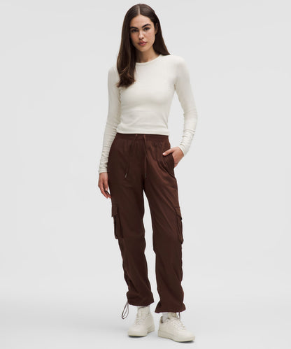 Lululemon Dance Studio Relaxed-Fit Mid-Rise Cargo Pant Lava Cake