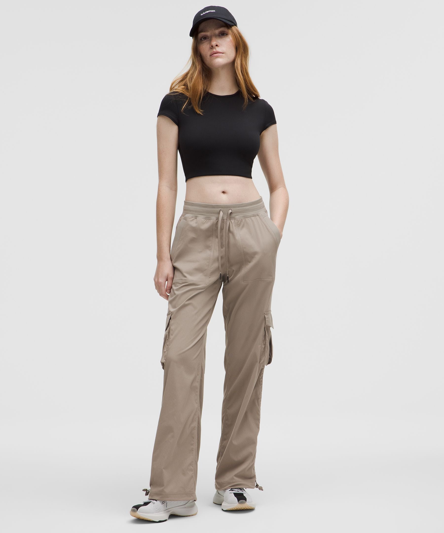 Lululemon Dance Studio Relaxed-Fit Mid-Rise Cargo Pant Warm Ash Grey
