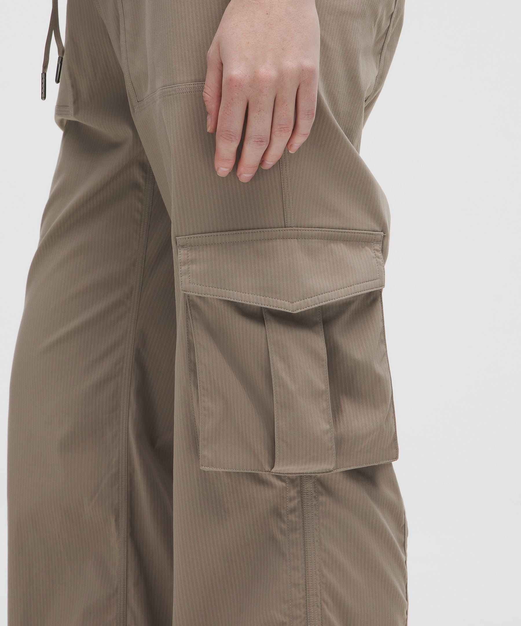 Lululemon Dance Studio Relaxed-Fit Mid-Rise Cargo Pant Warm Ash Grey