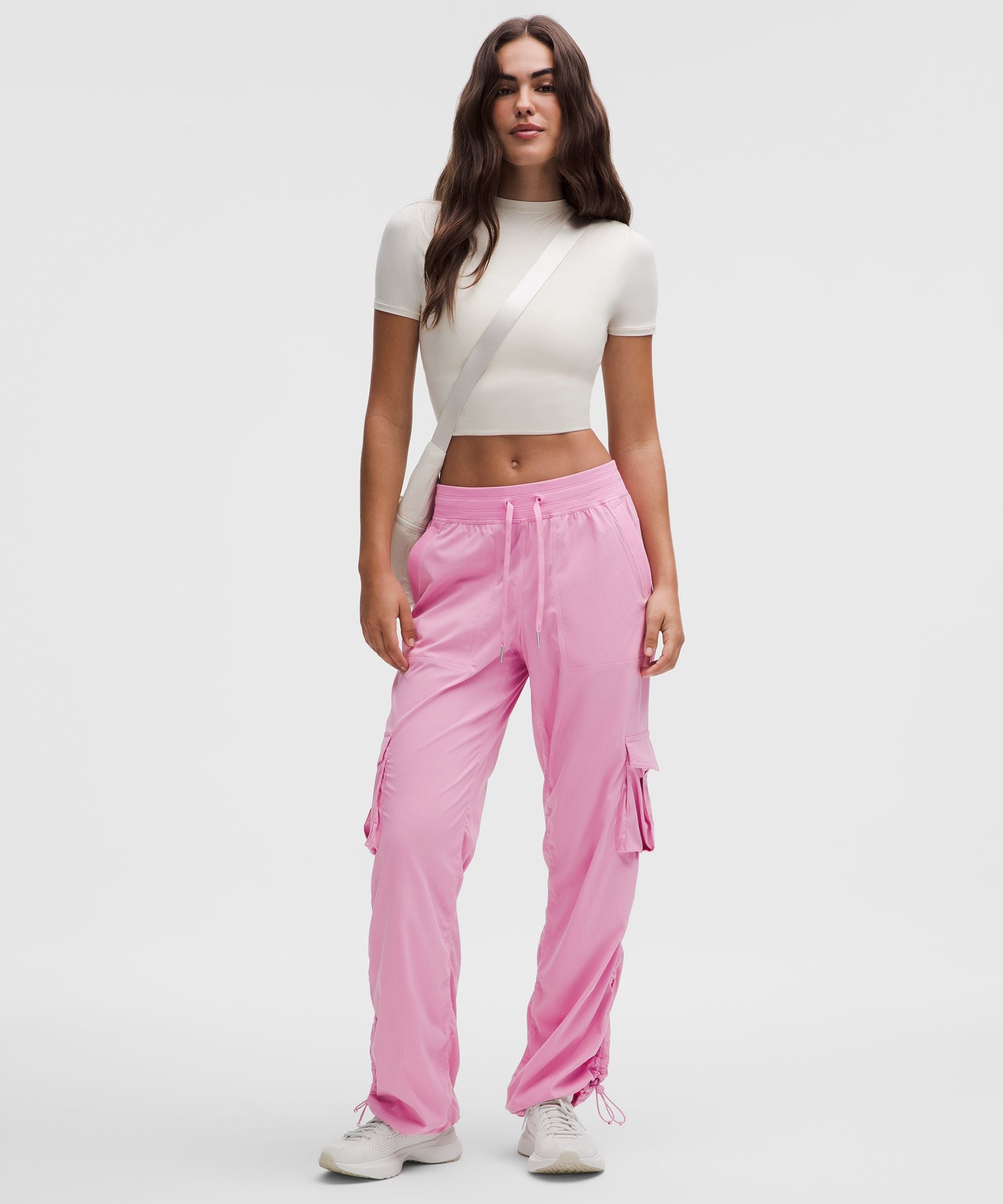 Lululemon Dance Studio Relaxed-Fit Mid-Rise Cargo Pant Pink Frosting