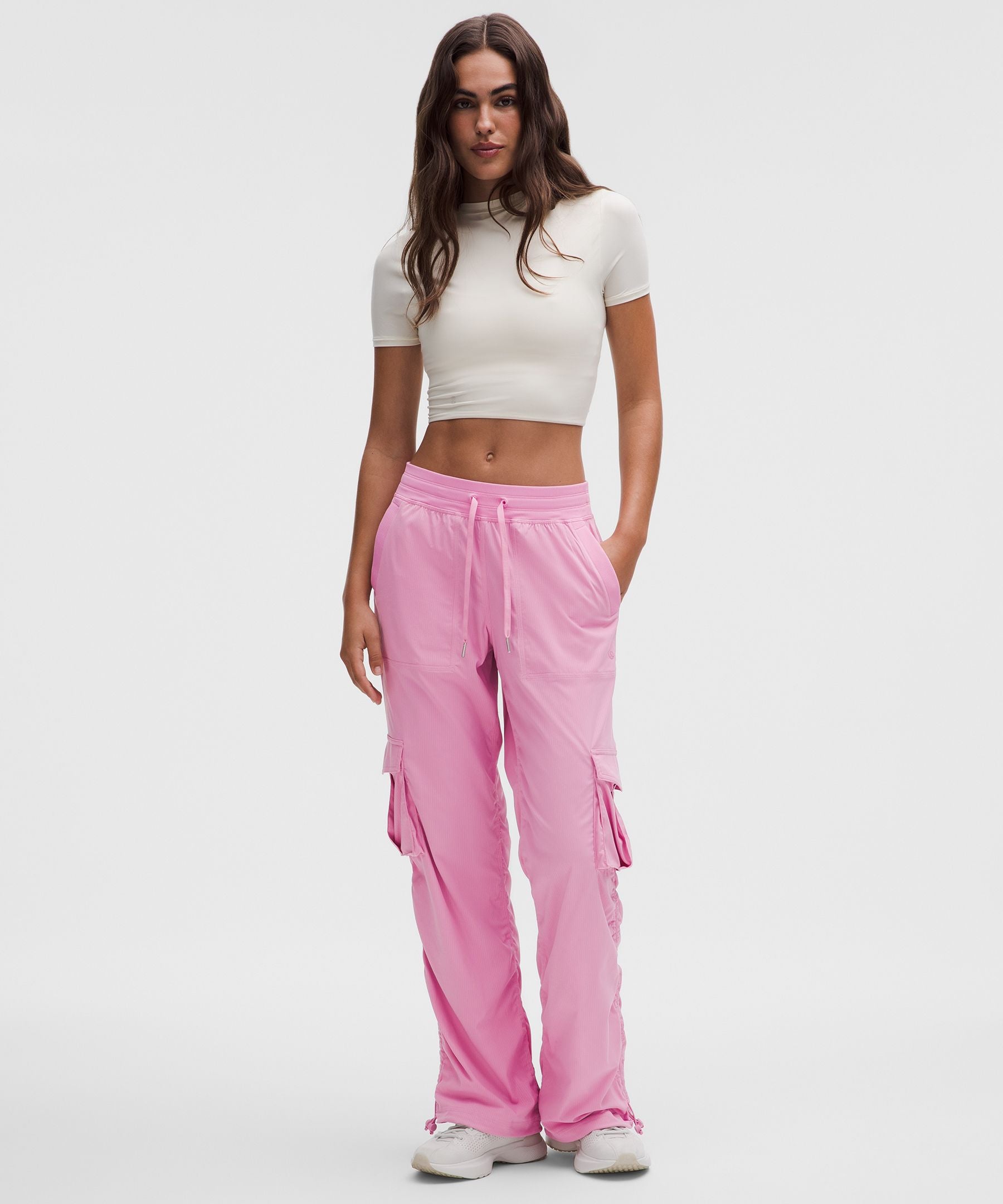 Lululemon Dance Studio Relaxed-Fit Mid-Rise Cargo Pant Pink Frosting
