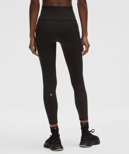 Lululemon Wunder Train High-Rise Tight with Pockets 25" Black