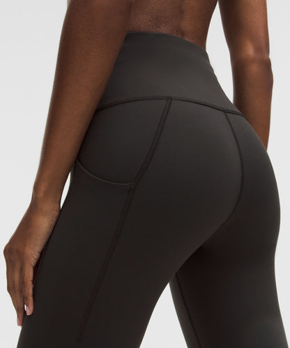 Lululemon Wunder Train High-Rise Tight with Pockets 25" Black